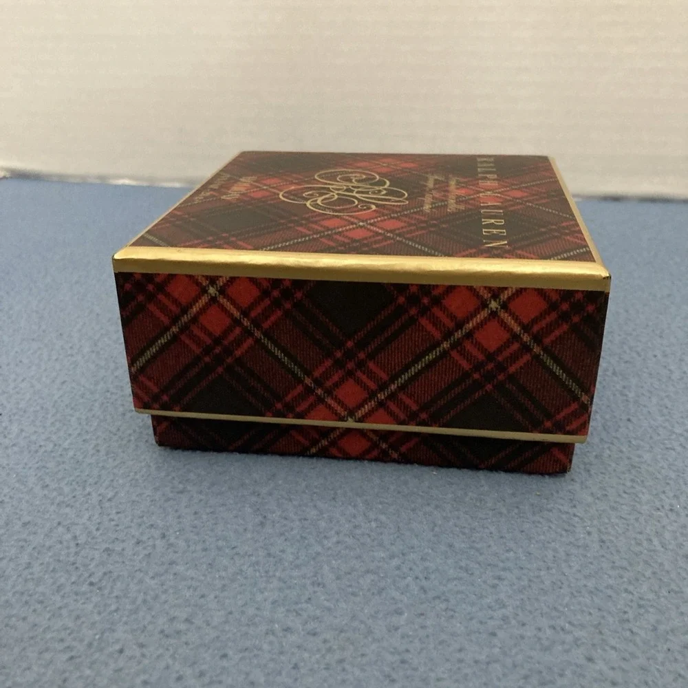 NIB RALPH LAUREN HOLIDAY Scent Votive Soy Blend 4 x 1oz Red‎ Glass Candles